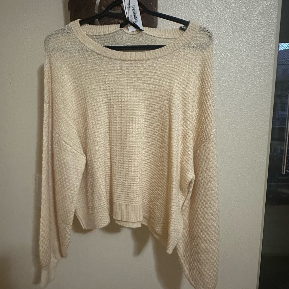 Cream Knit Sweater
